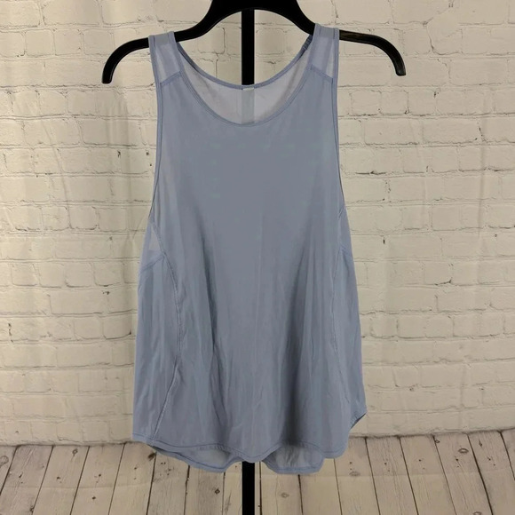 Lululemon Sculpt Tank Light Blue No Size Tag Check Measurements - Picture 1 of 7